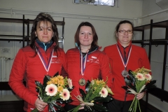 Ženy - zleva Marcela Mikešová, Markéta Lederhoferová, Michaela Schachingerová